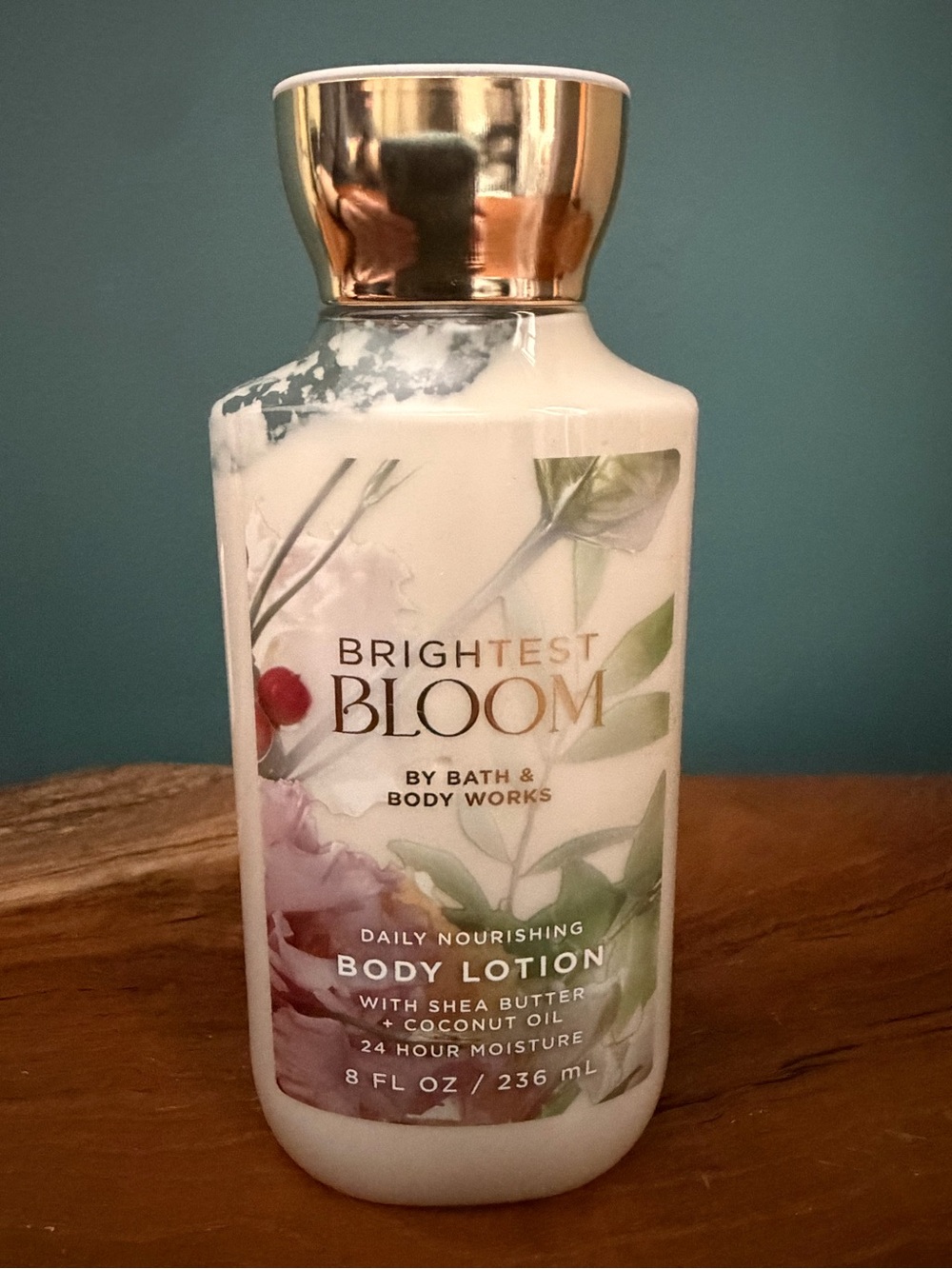 Bath & Body Works Brightest Bloom Body Lotion Jasmine Lily cedarwood full size